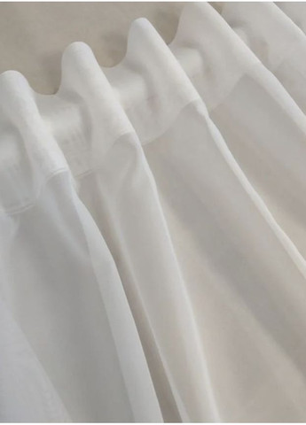 Тюль білий на тасьмі на карниз-трубу 400*260 см Hanna (370604309)