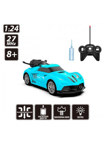 Автомобиль Spray Car на р/к – Sport (голубой, 1:24, светло, функция туман) Sulong Toys (331299856)