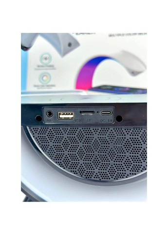 Многофункциональная лампа ночник BT2301 с беспроводной зарядкой 15W и блютуз колонкой. No Brand (353497805)