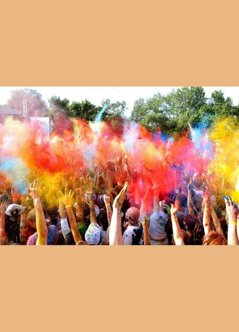 Желтая Краска Холи Гулал, 1 кг, сухая порошковая краска для фестивалей, флешмобов, фотосессий, на вес от 1 кг No Brand (332785772)