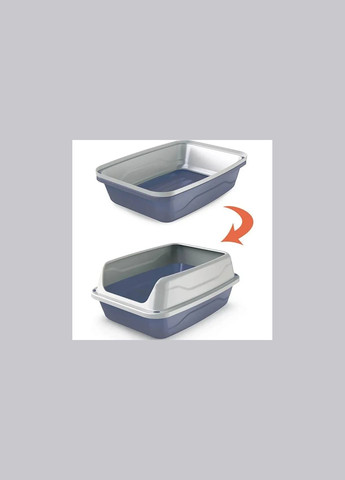 Туалет для кішок Sonic з високими бортиками, 10527, 44.5×34×18.5 см Georplast (304424781)