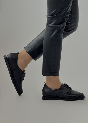 Sherlock Soon Туфли женские кожаные черный з натуральная кожа, турция — демисезон (361147586)