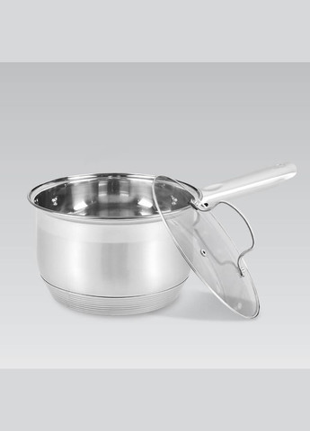 Сотейник неіржавкий 160 мм x 2.1 л з кришкою MR-3512-16S (MR-3512-16S) Maestro (316632239)