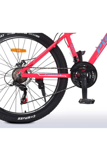 Велосипед "BELLE" G26BELLE A26.1 26 д. Алюм.рама 17", SHIMANO 21SP, алюм., DB, FW TZ500, малиново-білий PROF1 (370977937)