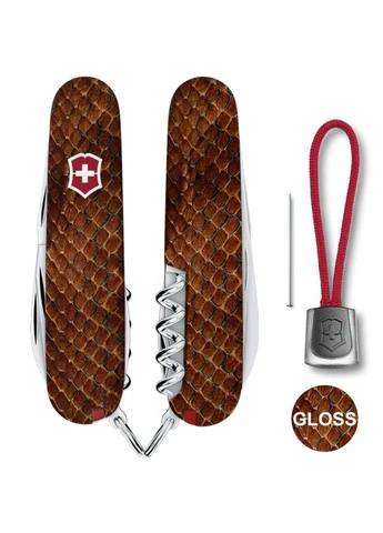 Ніж Spartan Design 91мм,13функ,Принт Шкіра кобри Victorinox (385886695)