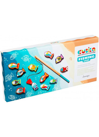 Деревянная игрушка Cubika Рыбалка 14 деталей (13739) Левеня (365545637)