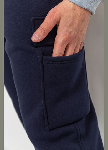 Спорт штани чоловічі карго на флісі, колір чорний, Ager (272610071)