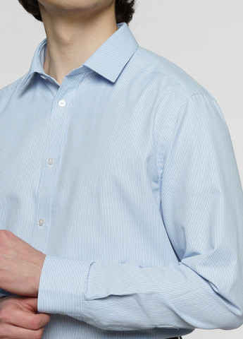 Голубой кэжуал рубашка Arber