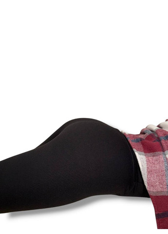 Лосины эластичные в рубчик женские с высоким широким поясом классические без утепления демисезон 99-101см No Brand Лосини в рубчик класичні без підкладки фуксія (342758751)