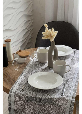 Ранер на стіл Мереживо капучино для сервірування столу 40х140см доріжка для декору столу ProDobro (369462380)