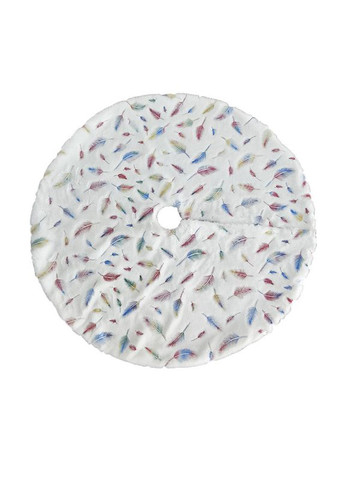 для ялинки з пір`ячком 90 см біло-різнобарвний Jannet Килим (308271005)