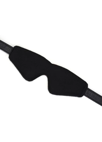 Маска на очі Victorian Garden Blindfold (чорний з червоним) Liebe Seele (374631192)