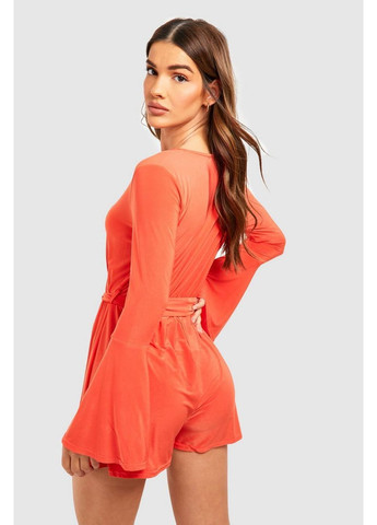 Комбінезон Boohoo однотонний помаранчевий