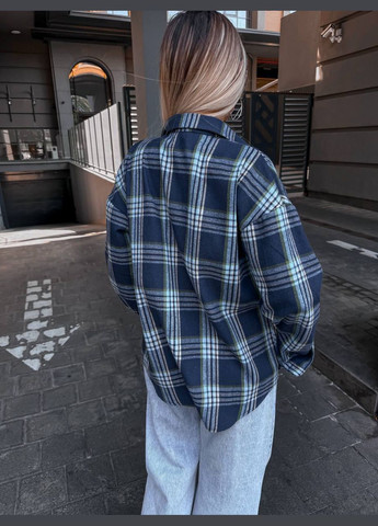 Сорочка у клітинку фланель котон Туреччина Україна (347216301)