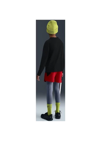 Чорна демісезонна лонгслів підлітковий hv0662-010 Nike MULTI DRI-FIT