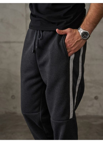 Темно-серые спортивные демисезонные брюки ISSA PLUS