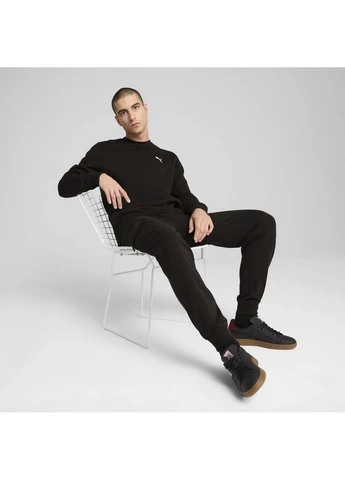 Черный свитшот ess crew black 682566-01 Puma (398079489)
