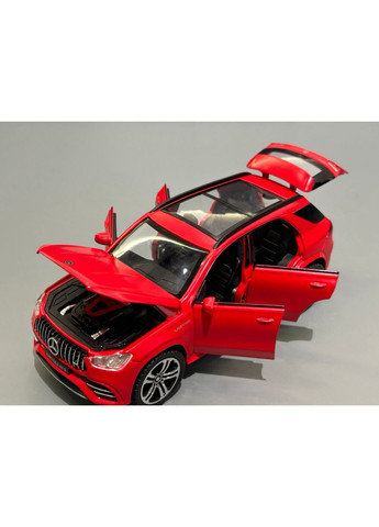 Машинка Автосвіт Mercedes GLE 1:32 відчиняються двері капот багажник звук підсвічування Червона (AP-1809) No Brand (366969789)