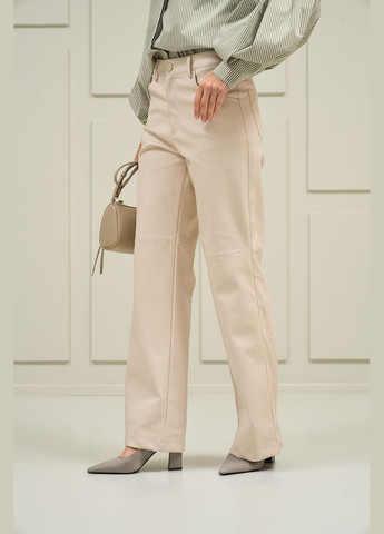 Молочні брюки з екошкіри Iren Klairie (340966375)