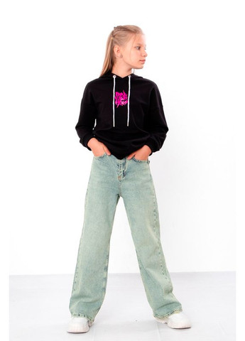 Темно-голубые демисезонные джинсы для девочки подростковые (демисезон) (p-17821) Носи своє