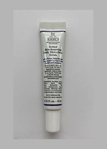 Омолаживающая сыворотка для лица Retinol Skin-Renewing Daily Micro-Dose Serum 10 мл Kiehl's (297400838)