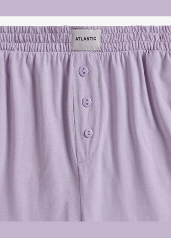 Лиловая всесезон женская пижама nlp футболка + шорты Atlantic
