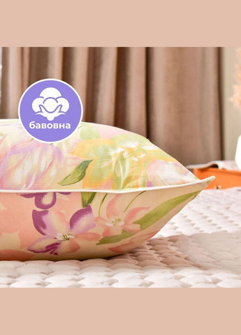 Подушка пухова 50х70 см пух перо натуральний наповнювач тканина бавовна IDEIA (334727053)