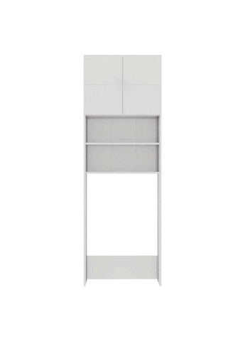 Стеллаж над стиральной машиной из дерева Острава зефир (ССМ-000220) No Brand (328293490)