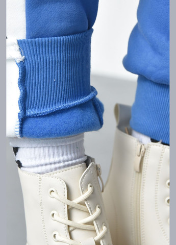 Спортивні штани жіночі на флісі блакитного кольору Let's Shop (285779393)