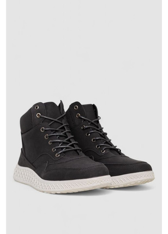 Черные осенние ботинки мужские демисезонные, 131r184266 Ager