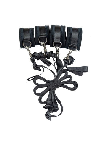 Розтяжка на ліжко - 5-Piece Bed Restraint Kit - Black Punishment (369950699)