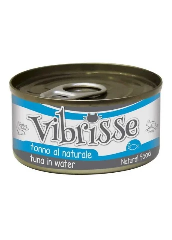 Консерва для котів тунець у власному соку, 70 г (*) Vibrisse (355343747)