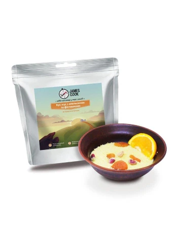 Кус-кус с апельсином и фисташками, 80 г, без ГМО, сублимированная еда, для туризма James Cook (394233279)