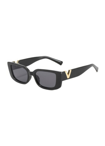 Сонцезахисні окуляри квадратні Lady Victoria чорні No Brand (294052309)