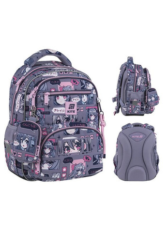 Набор " /SET_K25-773M-5/ рюкзак + пенал + сумка для обуви 773 Anime Girl (1/6) Kite (367755557)