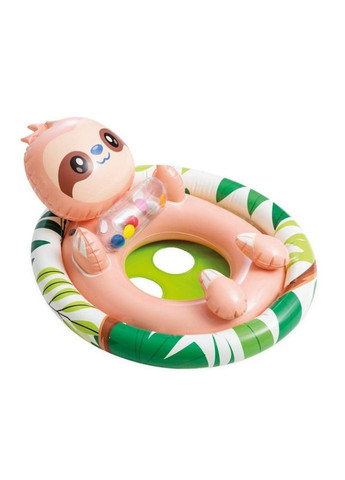 Надувной круг для детей с сидением и со спинкой "Животные" 59570 Круг для плавания 81 x 58 см No Brand (313287358)