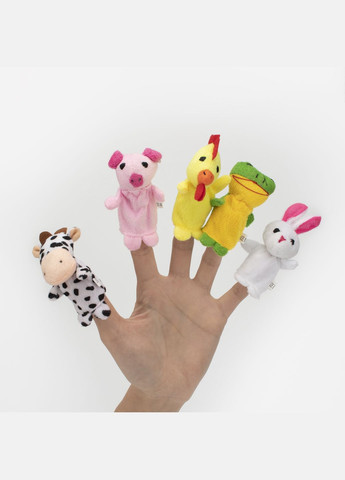 Набор игрушек на пальце "Веселые пушистики" 8710 No Brand (292706796)