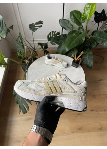 Бежеві Осінні кросівки чоловічі adidas response x bad bunny cream beige grey | адідас респонс бежеві сірі No Brand