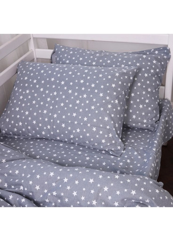 Постільна білизна 012 Grey Stars Фланель 2 x 160 x 220 (m502874) Mirson 012 Grey Stars Фланель 2 x 160 x 220 Сімейний Євро (369015487)