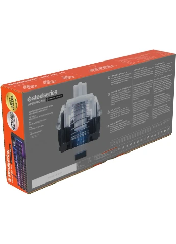 Клавіатура (64856) SteelSeries Apex Pro TKL 2023 USB UA Black (356149495)