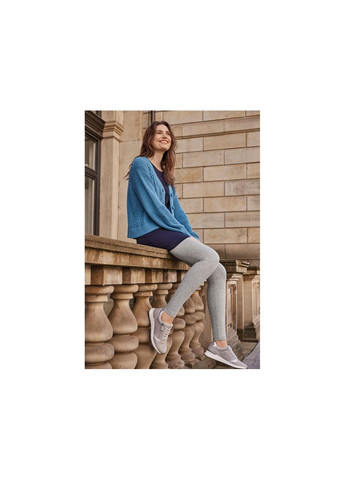 Лосини бавовняні для жінки LYCRA® 497490 сірий Esmara (307471787)