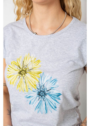 Женская футболка с принтом. Ager - (346048238)