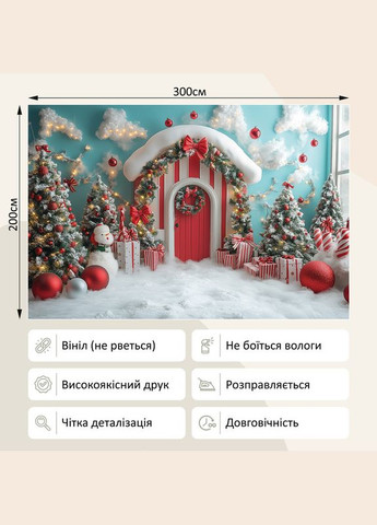 Вініловий фон (фотофон) для студії 300x200см, Frontlit 450 г/м2, №53570 PhotoVinyl (359399154)
