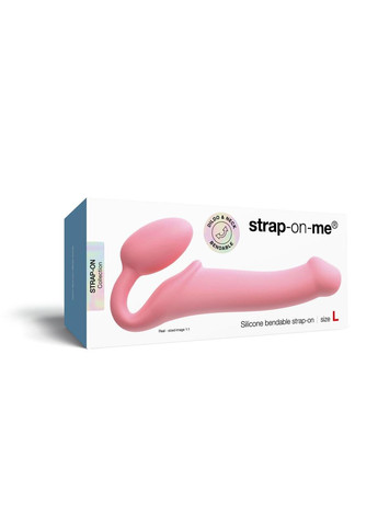 Безремінний страпон Strap-On-Me Rose L, повністю регульований, діаметр 3,7 см No Brand (366878022)
