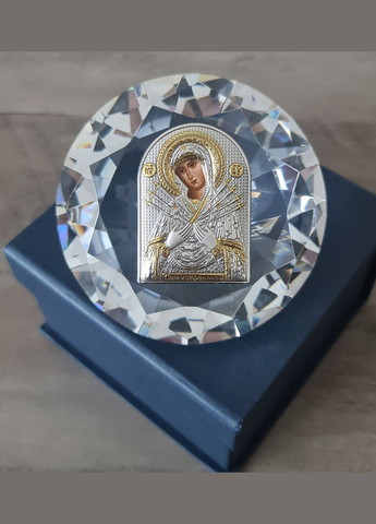 Семистрельная Божья Матерь серебряная на кристале Silver Axion (276972683)