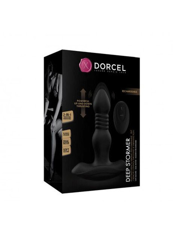 Анальна пробка з вібрацією та пульсацією Marc DEEP STORMER - CherryLove Dorcel (282710372)