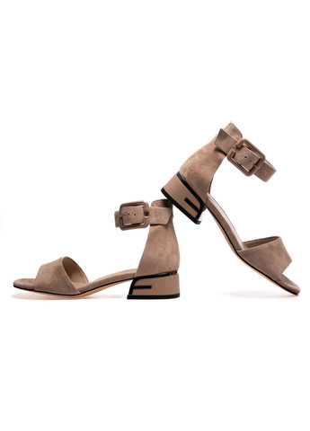 Комбинированные босоножки 01653 бежевые 35 Lady Marcia с ремешком