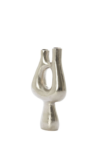 Ваза металева сріблястого кольору висота 32 см (5887357) Light&Living (366423709)