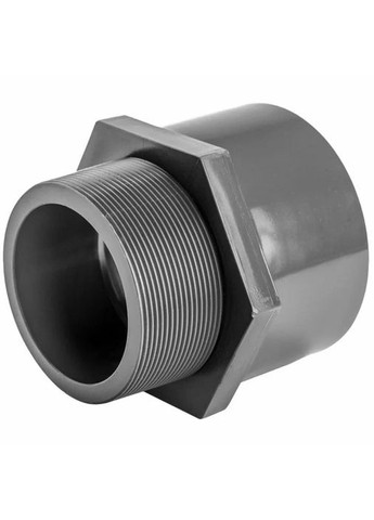 Муфта ПВХ з зовнішньою різьбою, d63х2" AquaViva (370385822)