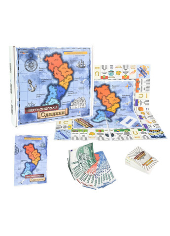 Гра настільна Strateg Інвестмонополія Одещини (30496) Стратег (364114352)